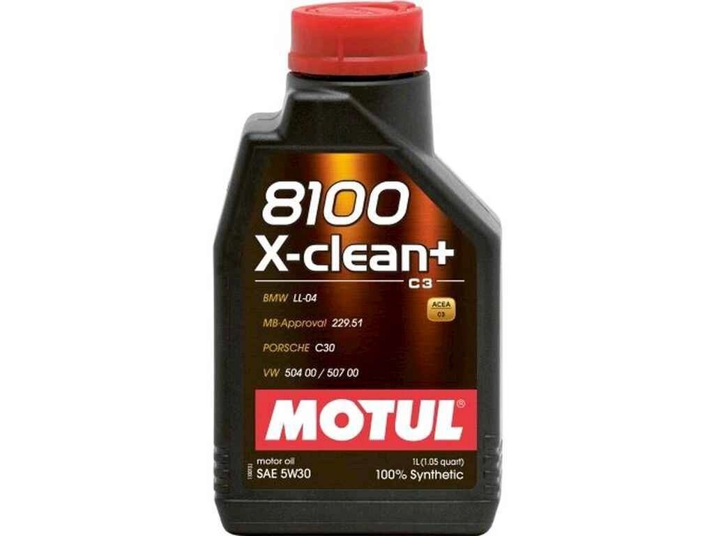 Олія моторне синтетичне 8100 X-CLEAN SAE 5W-30 1л ТМ MOTUL від компанії Фортеця - фото 1