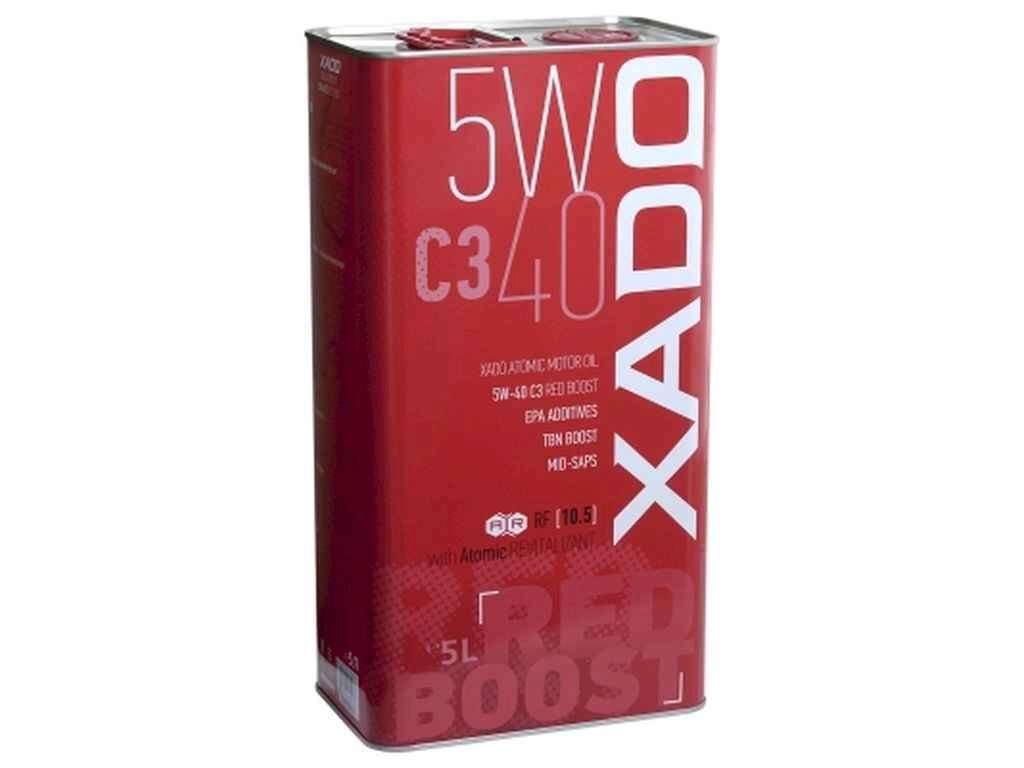 Олія моторне синтетичне C3 Red Boost, ж/б 5W-40 5 л ТМ XADO від компанії Фортеця - фото 1