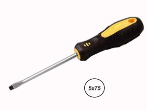 Викрутка прямий шліц SL 5x75 48-5575 тм master TOOL