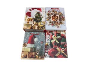 Пакет Новорічний L New Year gifts 30*41.5*12см R91036-L ТМ STENSON