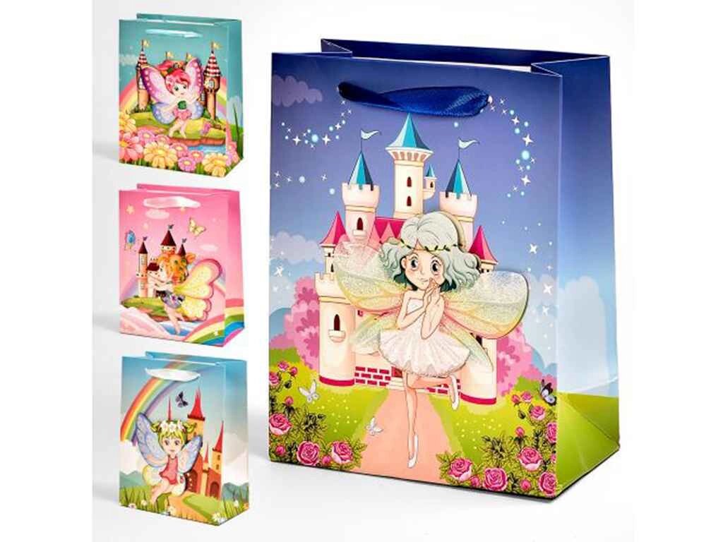 Пакет подарунковий L Little fairy 3D 30*40*12см R91220-L ТМ STENSON від компанії Фортеця - фото 1