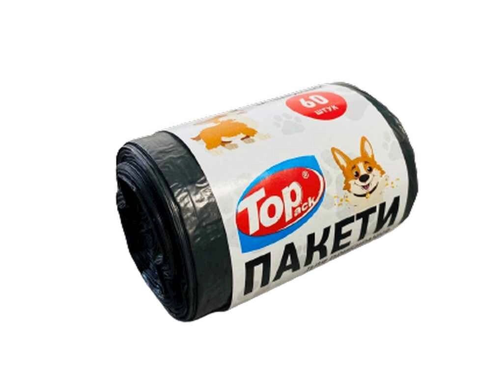 Пакети для прогулянки із собакою 60шт ТМ TOP PACK від компанії Фортеця - фото 1