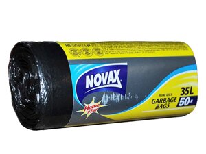 Пакети для сміття 35л. 50шт 0466 ТМ NOVAX