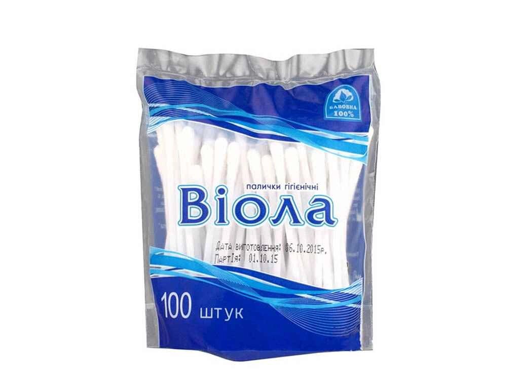 Палички гігієнічні №100 (поліетилен. упак.) ТМ ВИОЛА від компанії Фортеця - фото 1