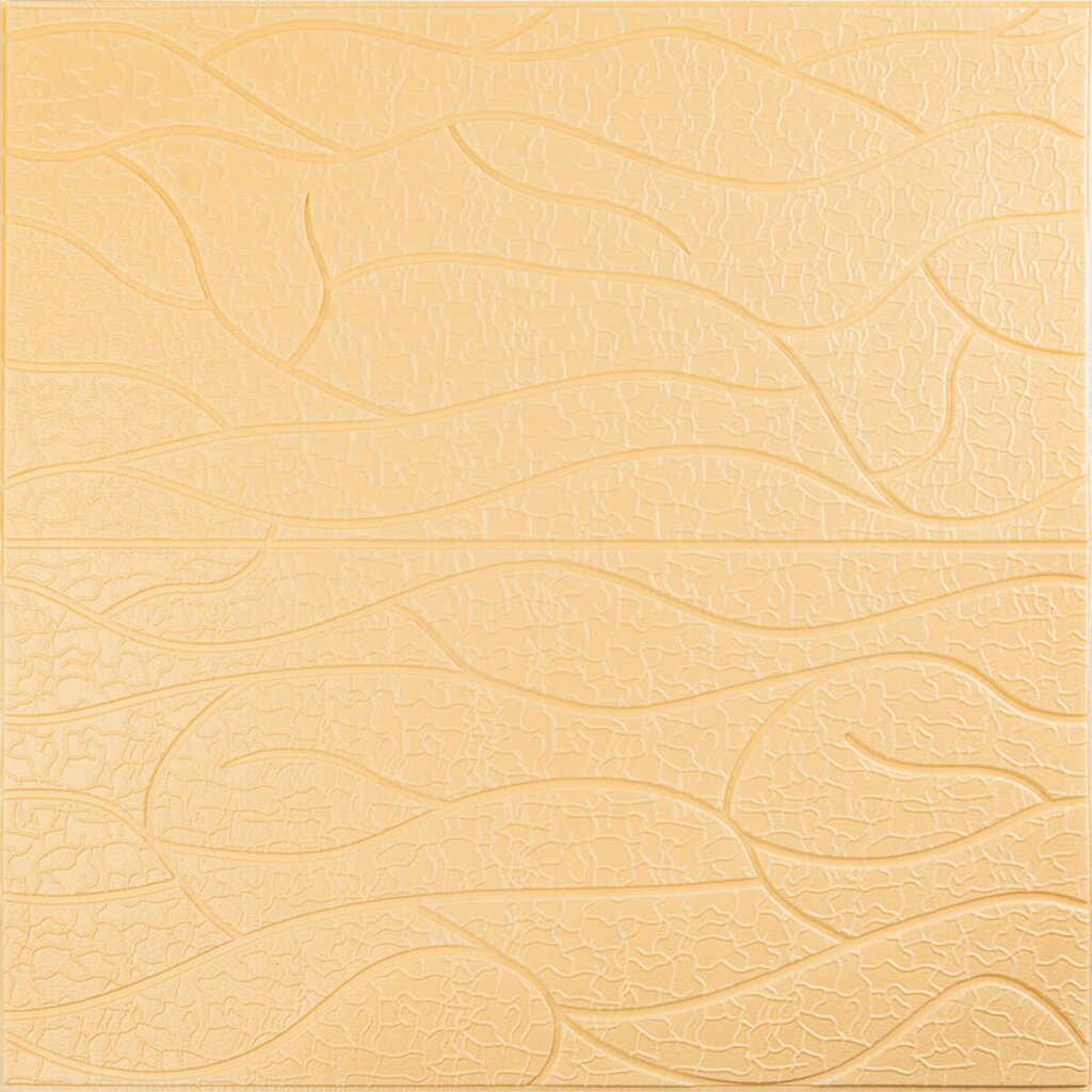 Панель 3D Beige 700*700*6mm (D) SW-00001949 від компанії Фортеця - фото 1