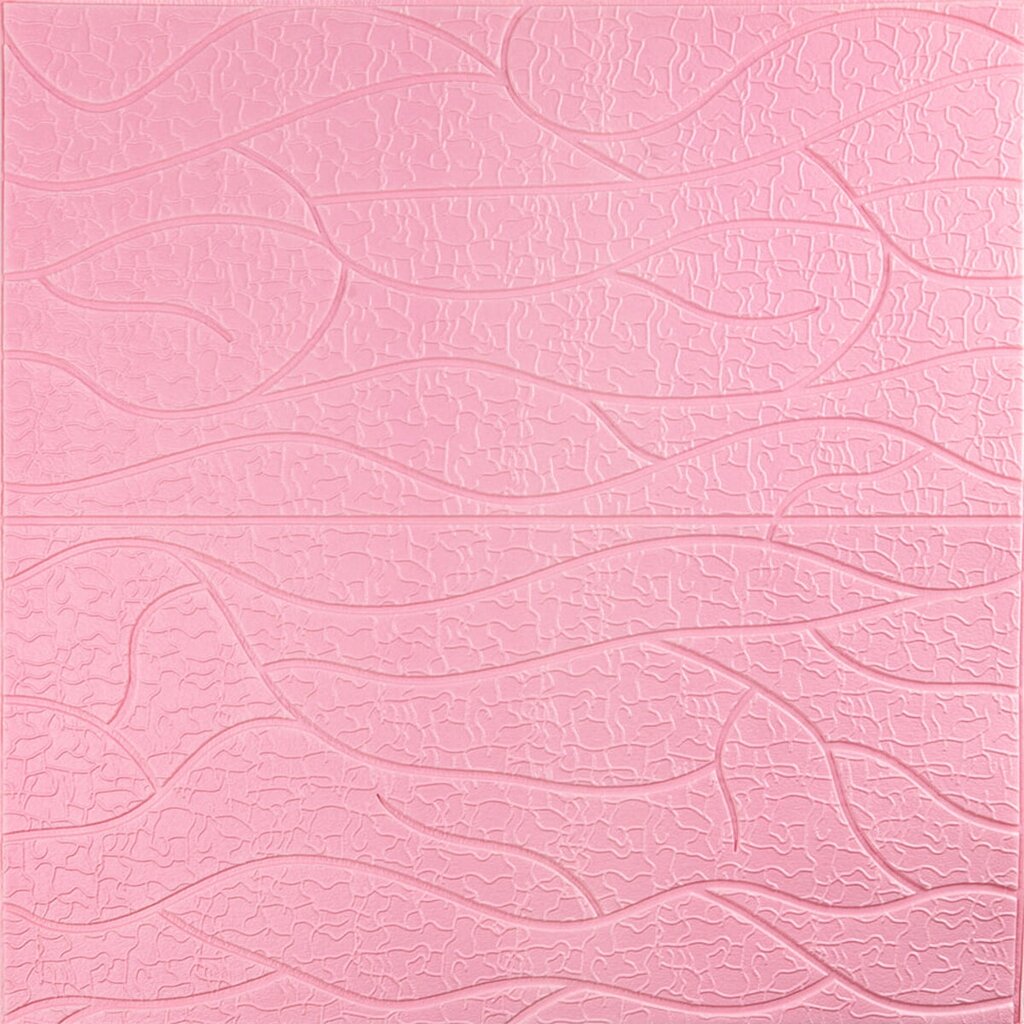 Панель 3D Pink 700*700*6mm (D) SW-00001950 від компанії Фортеця - фото 1