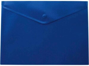 Папка-конверт А5 на кнопці, матова, синій BM. 3935-02 ТМ Buromax