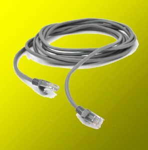 Патч-корд литий CA, UTP, RJ45, Cat. 5e, 1м , Мережевий кабель