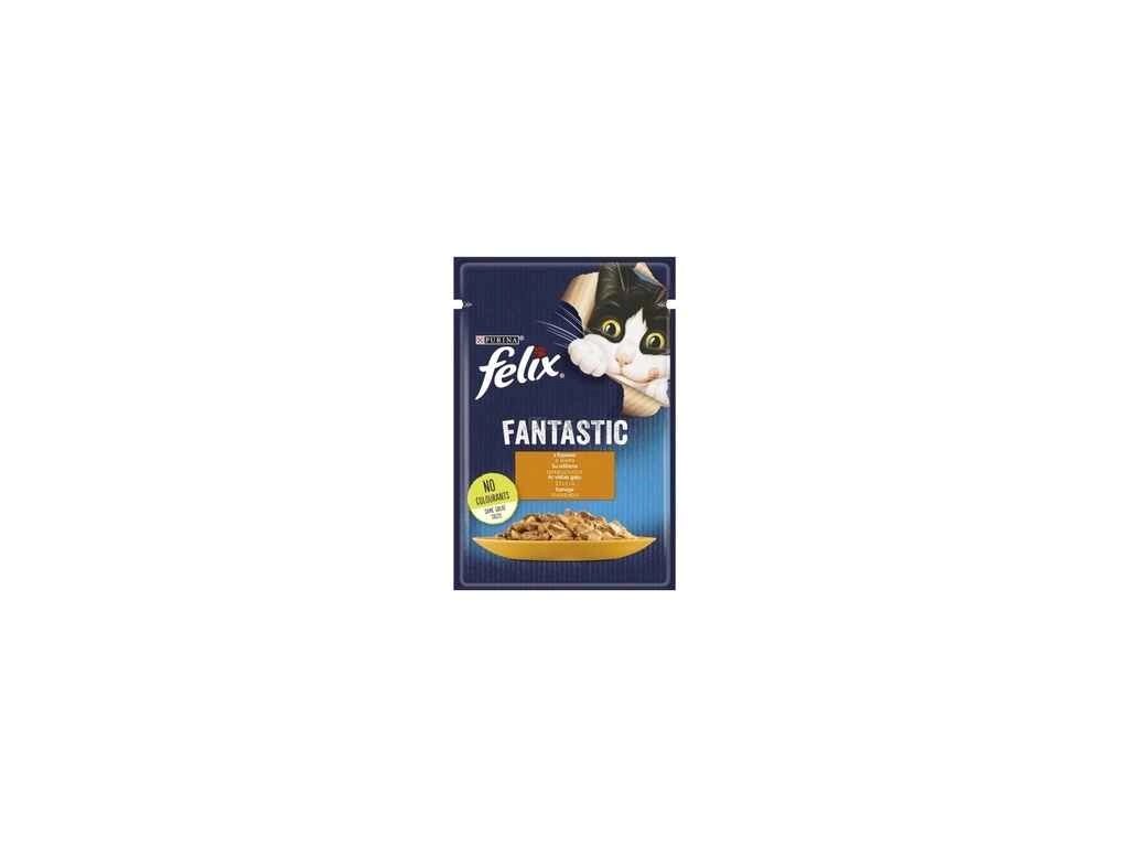 Пауч для котів Fantastic / Курка в желе (FELIX) 85г ТМ PURINA від компанії Фортеця - фото 1