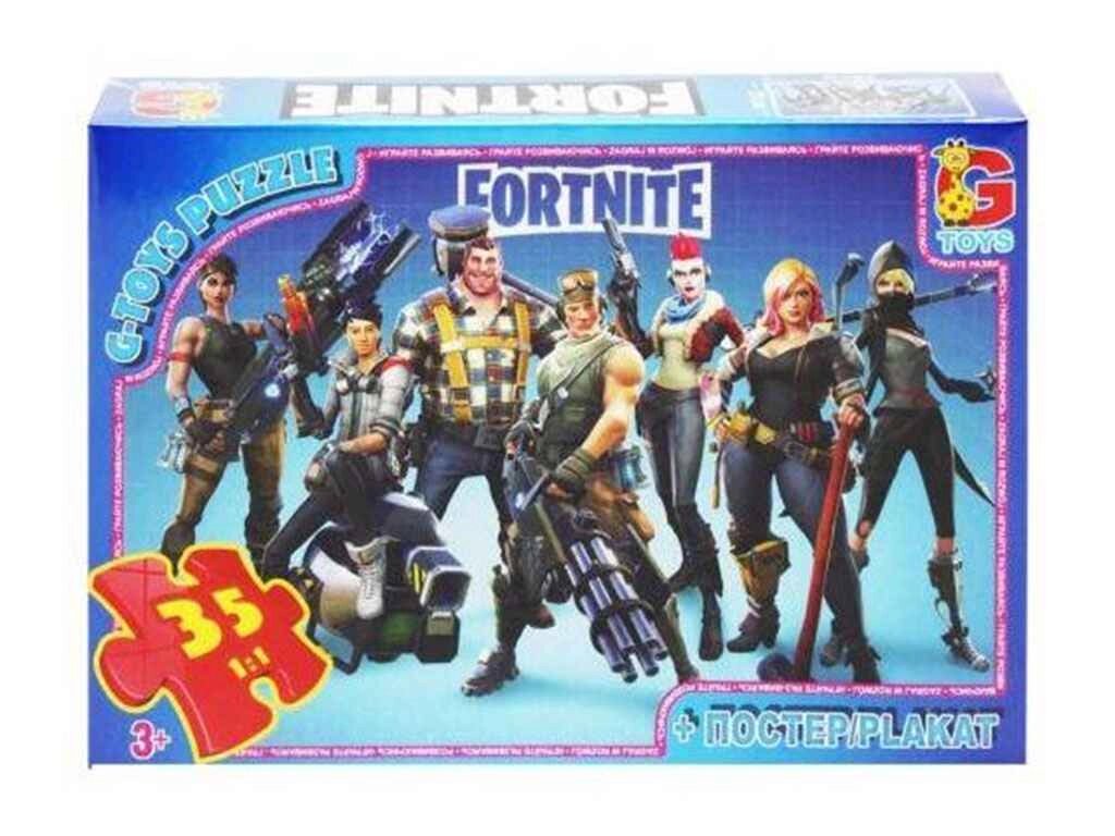 Пазли із серії Fortnite 35 ел. FN530 ТМ G-TOYS від компанії Фортеця - фото 1