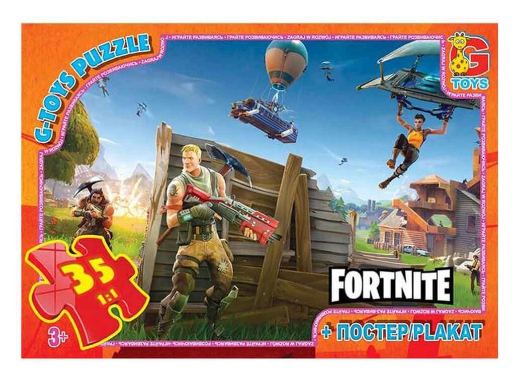 Пазли із серії Fortnite 35 ел. FN532 ТМ G-TOYS від компанії Фортеця - фото 1