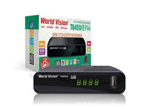 Т2 ресивер T645D3 FM ТМ WORLD VISION