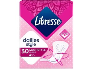 Прокладки щоденні 30шт (Daily Stule Multistyle Liners) ТМ LIBRESSE