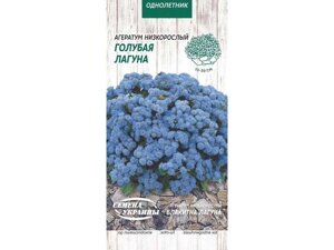 Агератум низькорослий Голубая Лагуна ОД 0,1г (10 пачок) ТМ НАСІННЯ УКРАЇНИ