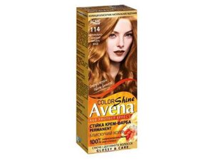 Крем-фарба Shine Color 114 Натурально-бежевий ТМ AVENA