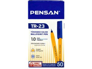 Ручка масляна синій 1,0mm medium ТМ PENSAN TR-23