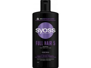 Шампунь Full Hair 5 Тигрова трава д / тонкого волосся 440мл ТМ SYOSS