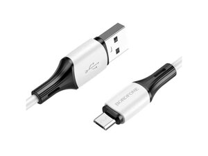 Кабель USB TYPE С 3,0А 1м білий BX79 ТМ BOROFONE