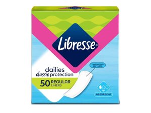 Щоденні прокладки Pantyliners Classic, 50-шт. ТМ LIBRESSE