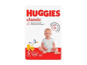 Підгузки дитячі 42шт (11-25кг) № 5 ТМ HUGGIES