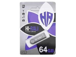 Флешка USB 64GB 2.0 Shuttle series чорна ТМ Hi-Rali