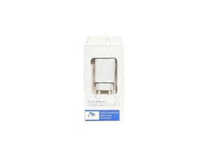 Мережевий зарядний пристрій USB 5V/2.0А білий Travel Adapter ТМ KMT