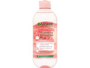 Міцелярна вода 400мл Skin Naturals Трояндова вода ТМ Garnier