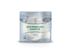 Туалетний папір 4шт 3шар целюлоза Срібло ТМ КОХАВИНКА