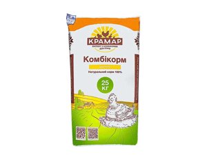 Комбікорм для качок (1-3 тижнів)/крупа Легкі кроси ПК 21-1 25кг ТМ КРАМАР