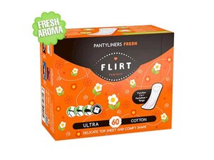 Прокладки щоденні slim fresh cotton 60шт BIG PACK ТМ FANTASY FLIRT