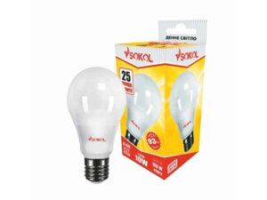 Лампа світлодіодна A60 LED 10W, 4100K (денне світло) E27 ТМ SOKOL