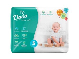 Пiдгузкі Extra soft 5 Junior ( 11-25кг ) 39шт ТМ DADA