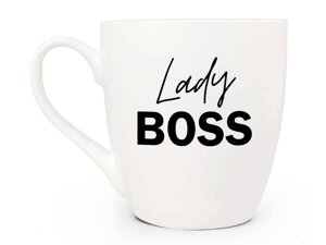 Чашка 500мл фарфор Lady boss 5098 в под. коробці ТМ KVARTA