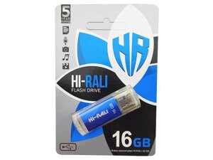 Флешка USB 16GB 2.0 Rocket синя ТМ Hi-Rali