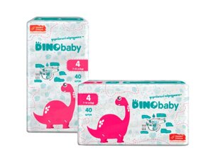 Підгузки дитячі №4 (7-14кг) 40шт ТМ Dino Baby