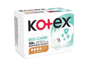 Прокладки гігієнічні денні 4к. 8шт Bio Care Normal ТМ Kotex