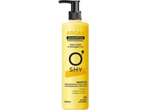 Шампунь 400мл Professional Argan Відновлення структури пошкодженого волосся ТМ OSHY