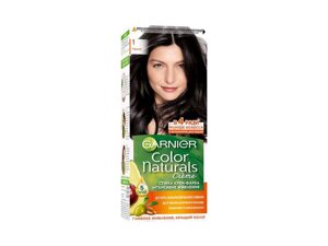 Крем-фарба стійка Чорний Color Naturals (тон 1) ТМ GARNIER