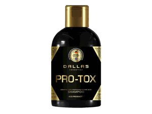 Шампунь з кератином і гіалуроновою кислотою HAIR PRO-TOX 1л ТМ DALLAS