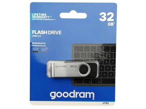 Флешка USB 32GB 2.0 UTS2 чорна ТМ Goodram