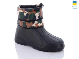 Чоботи зимові unisex ТЕРМОС (8 пар) арт.(Б) Камуфляж р. 39-45 ТМ CROSS