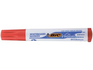 Маркер для сухост. дош. Velleda , червоній 12шт bc904939 ТМ BIC