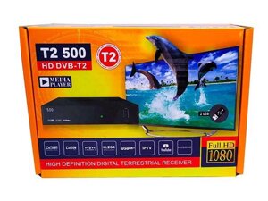 Т2 ресивер тюнер HD DVB-T2 T500 ТМ SATCOM