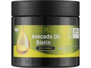 Маска для волосся 295мл Avocado Oil Biotin ТМ BION