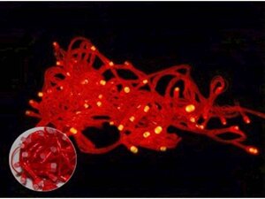 Гірлянда 100LED однотонна, червоний 6м. 1183-05 ТМ КИТАЙ