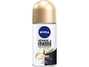 Дезодорант-антиер Чорне і Біле Гладкий шовк кульков 50мл ТМ NIVEA