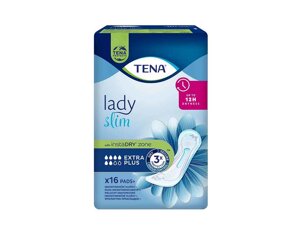 Прокладки урологічні 16шт жін. 6 крап Lady Slim Extra Plus ТМ Tena