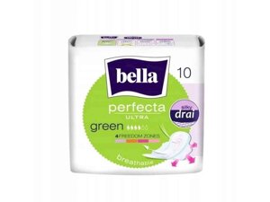 Прокладки гігієнічні 10 шт. 4 к.(PERFEKTA ULTRA GREEN) ТМ BELLA