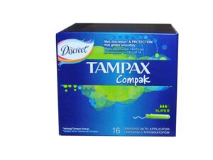 Тампоні Tampax Compak Super Duo 16 шт.