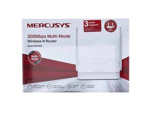 WI-FI роутер MW302R (2xFE LAN, 1xFE WAN, 802.11n, 2 антени) білий ТМ Mercusys